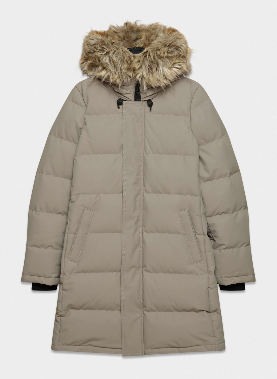 powder parka – coldstop modern taupe