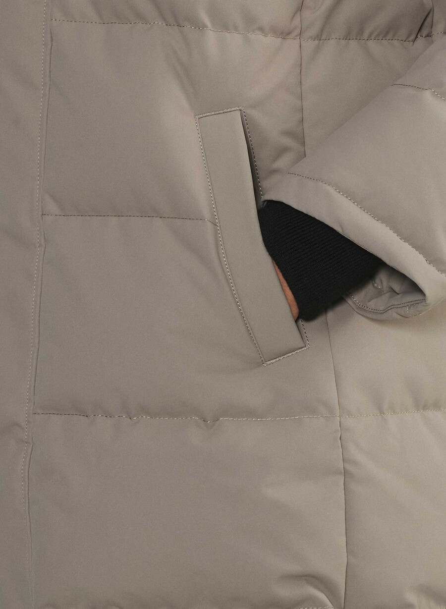 powder parka – coldstop modern taupe