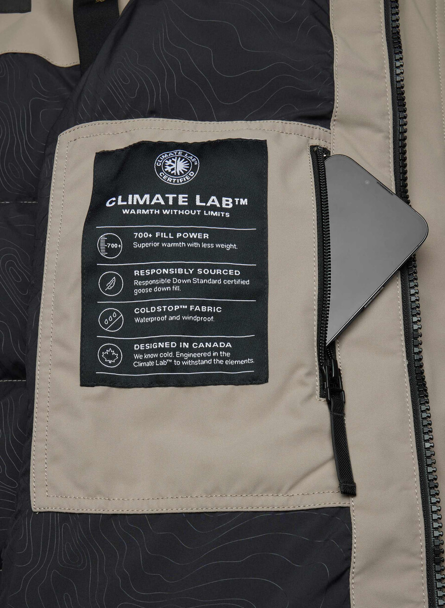 powder parka – coldstop modern taupe