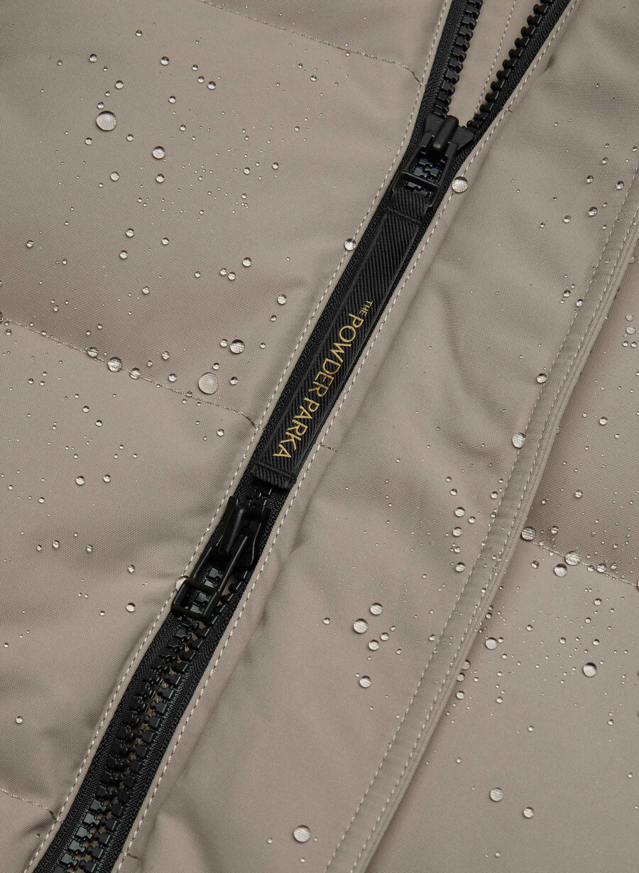 powder parka – coldstop modern taupe
