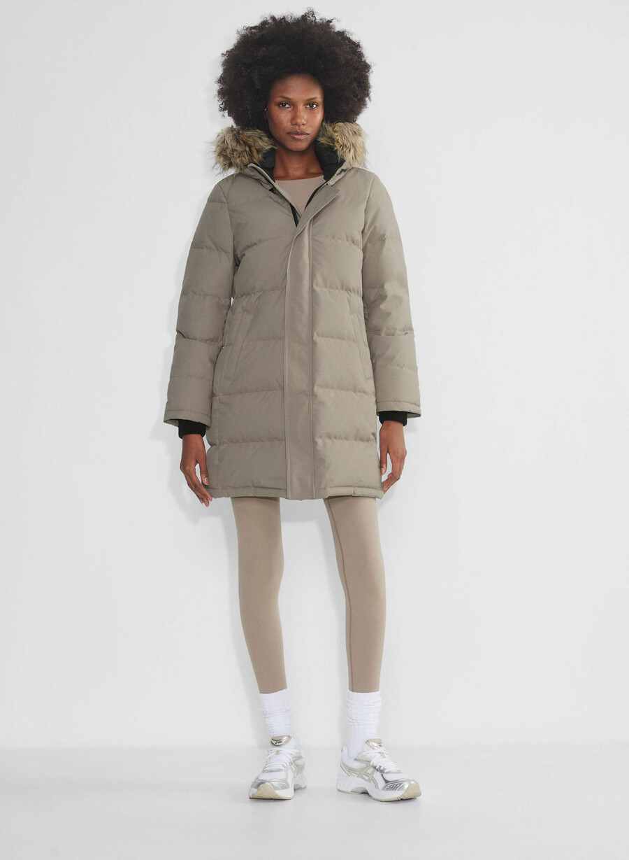powder parka – coldstop modern taupe
