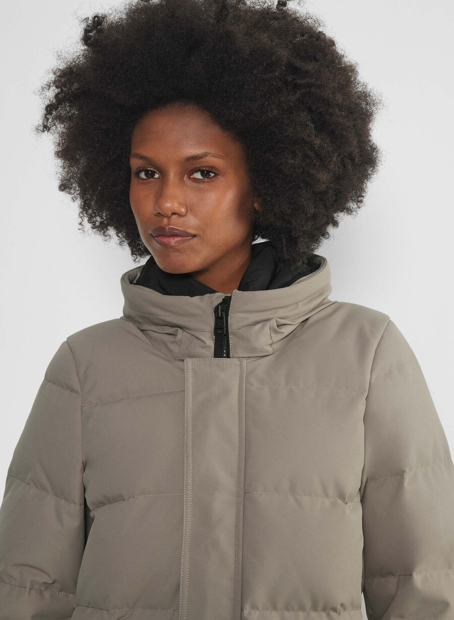 powder parka – coldstop modern taupe