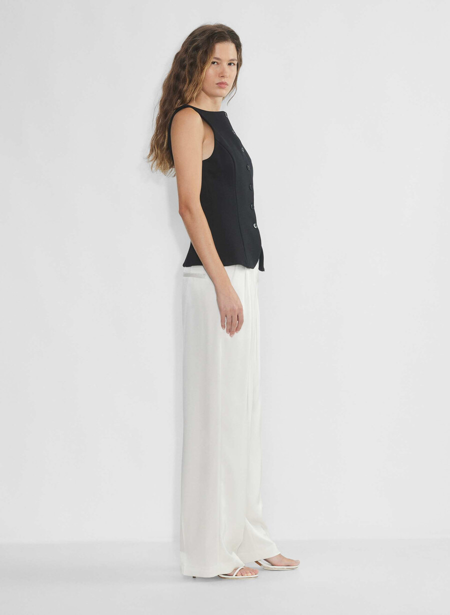 the effortless pant sateng lys bjørk