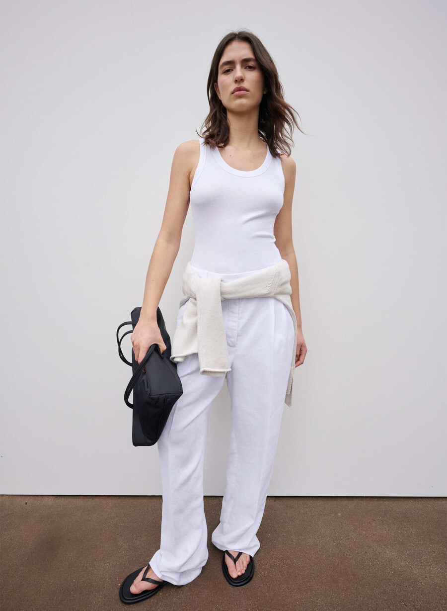 the effortless pant – cruiselinen hvit