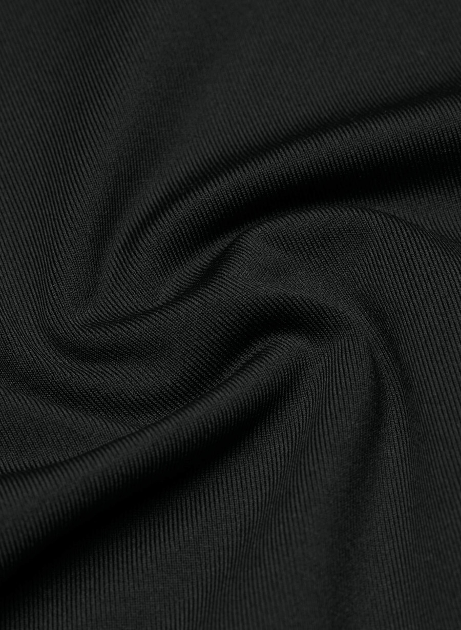 worldly poplin kjole svart