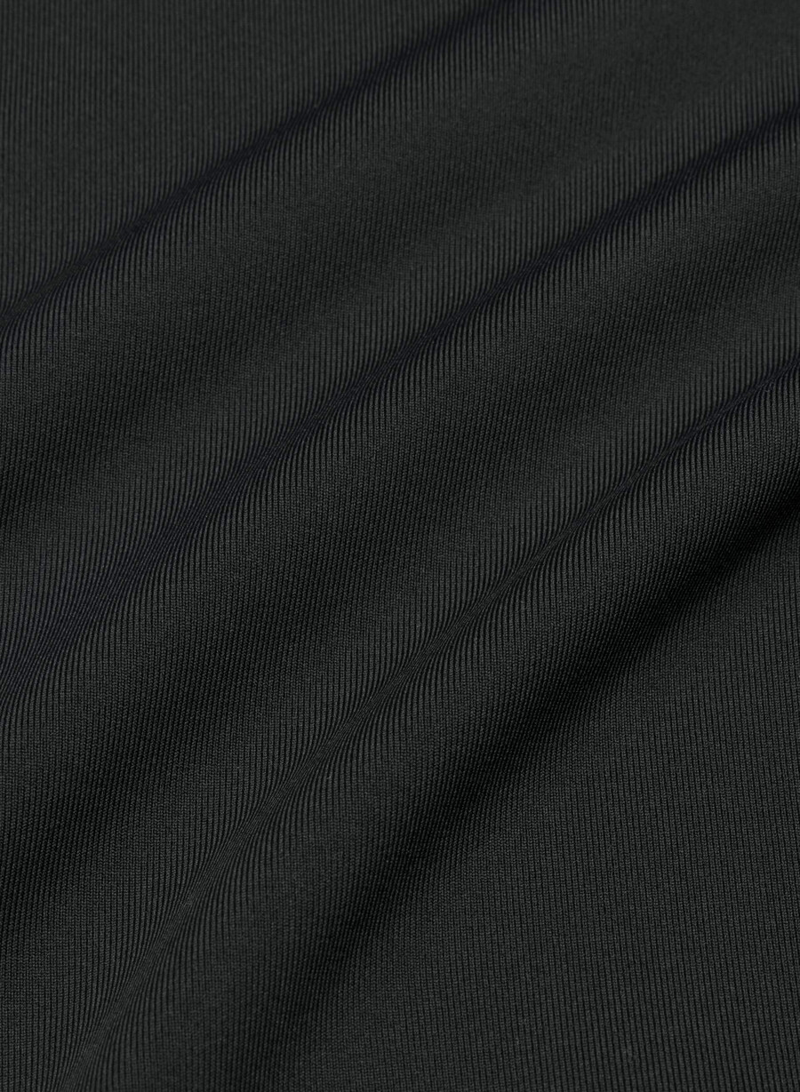worldly poplin kjole lys bjØrksvart