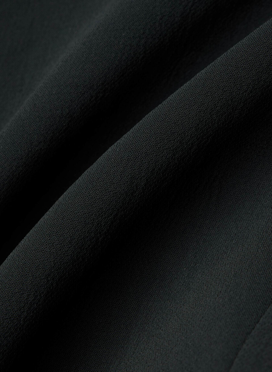 etiketteblazer - crepette svart
