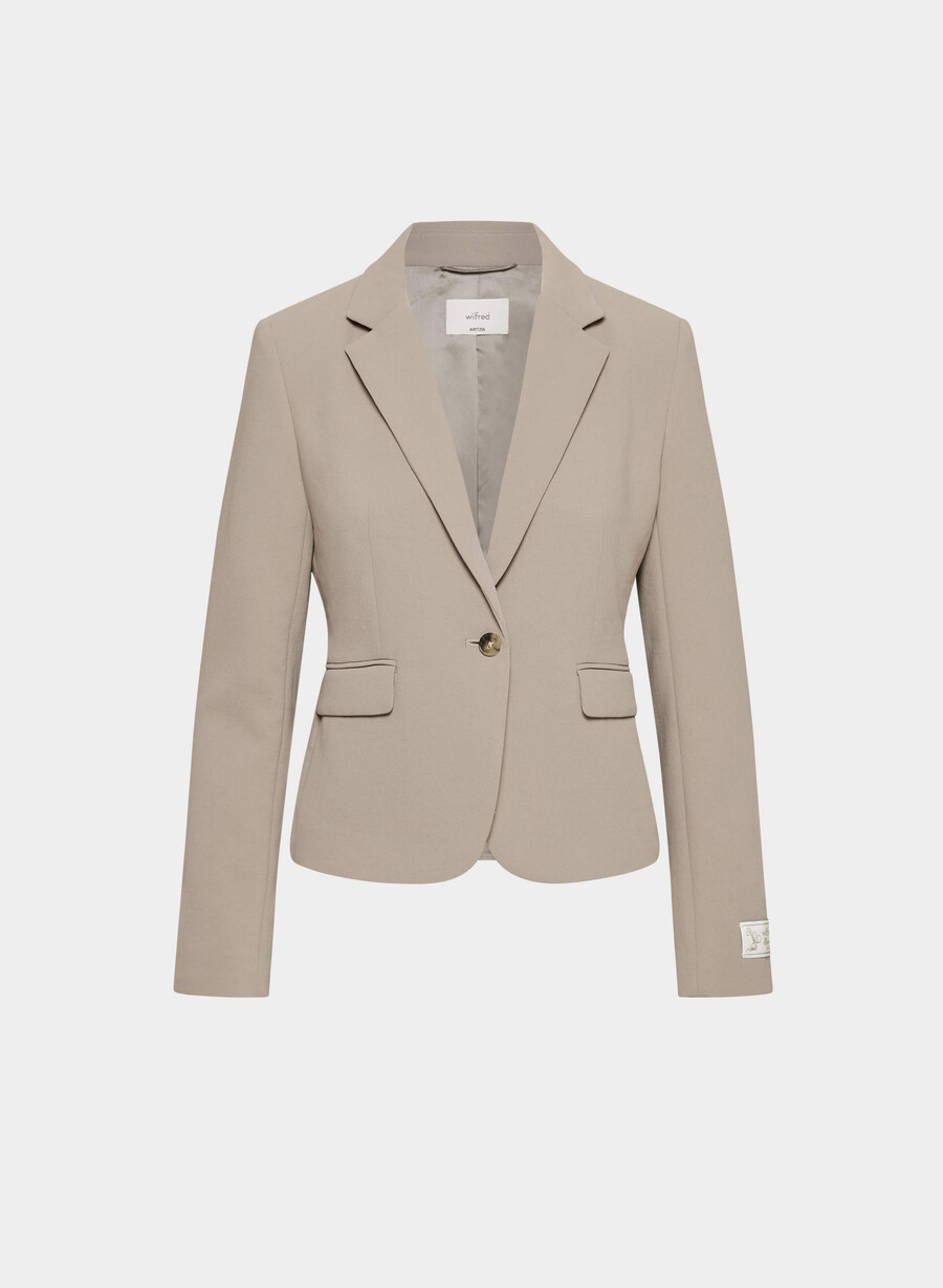etikette blazer - crepette nomad taupe