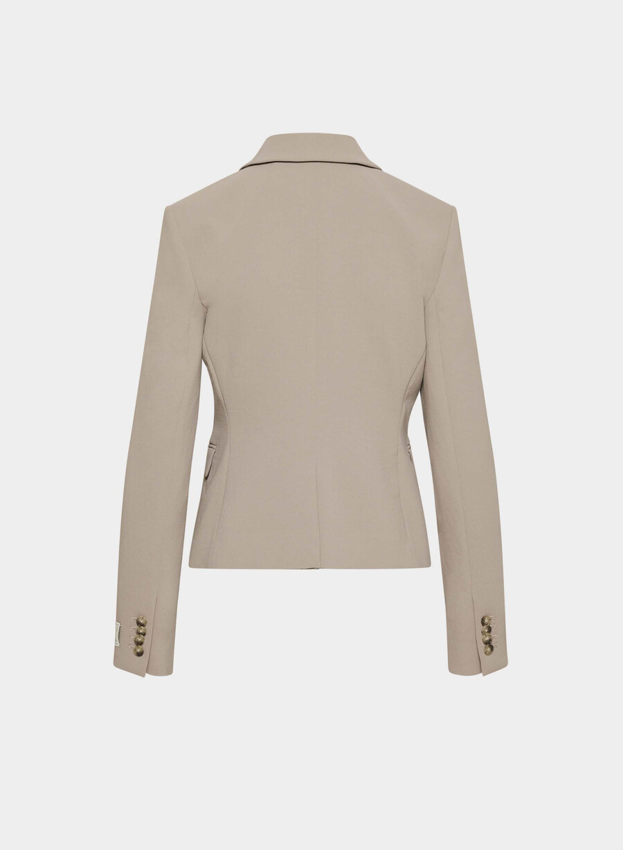 etikette blazer - crepette nomad taupe