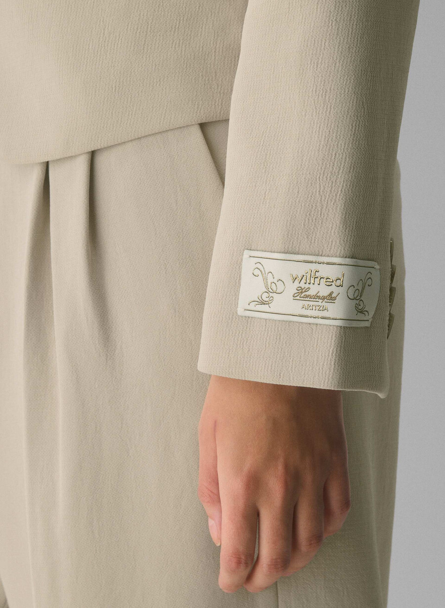 etikette blazer - crepette marcona beige