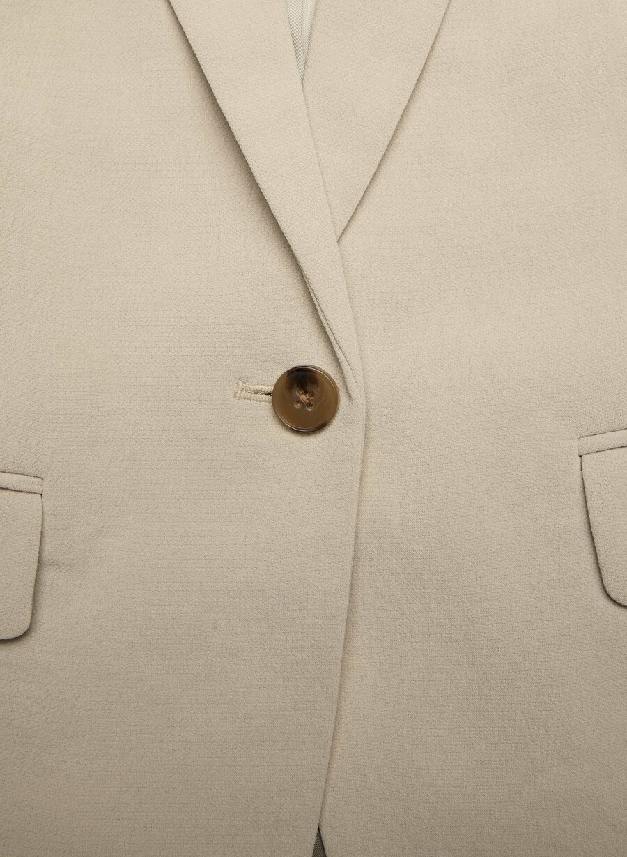 etikette blazer - crepette marcona beige