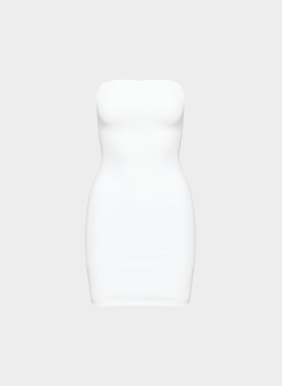 original contour enrapture mini tube kjole knallhvit