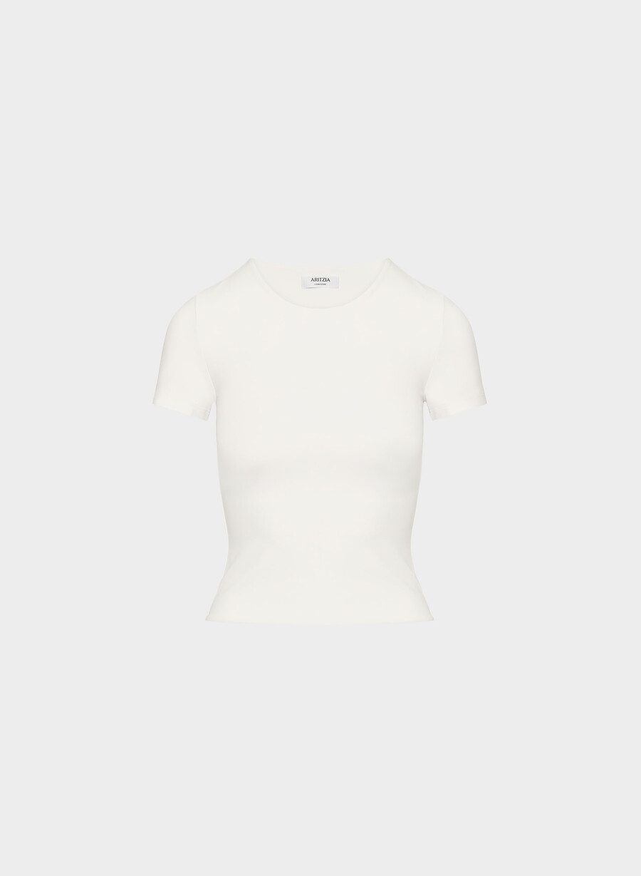 original contour crew t-skjorte lys bjØrk