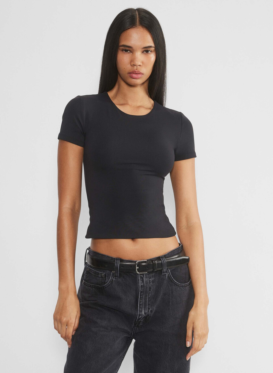 original contour crew t-skjorte lys bjØrk