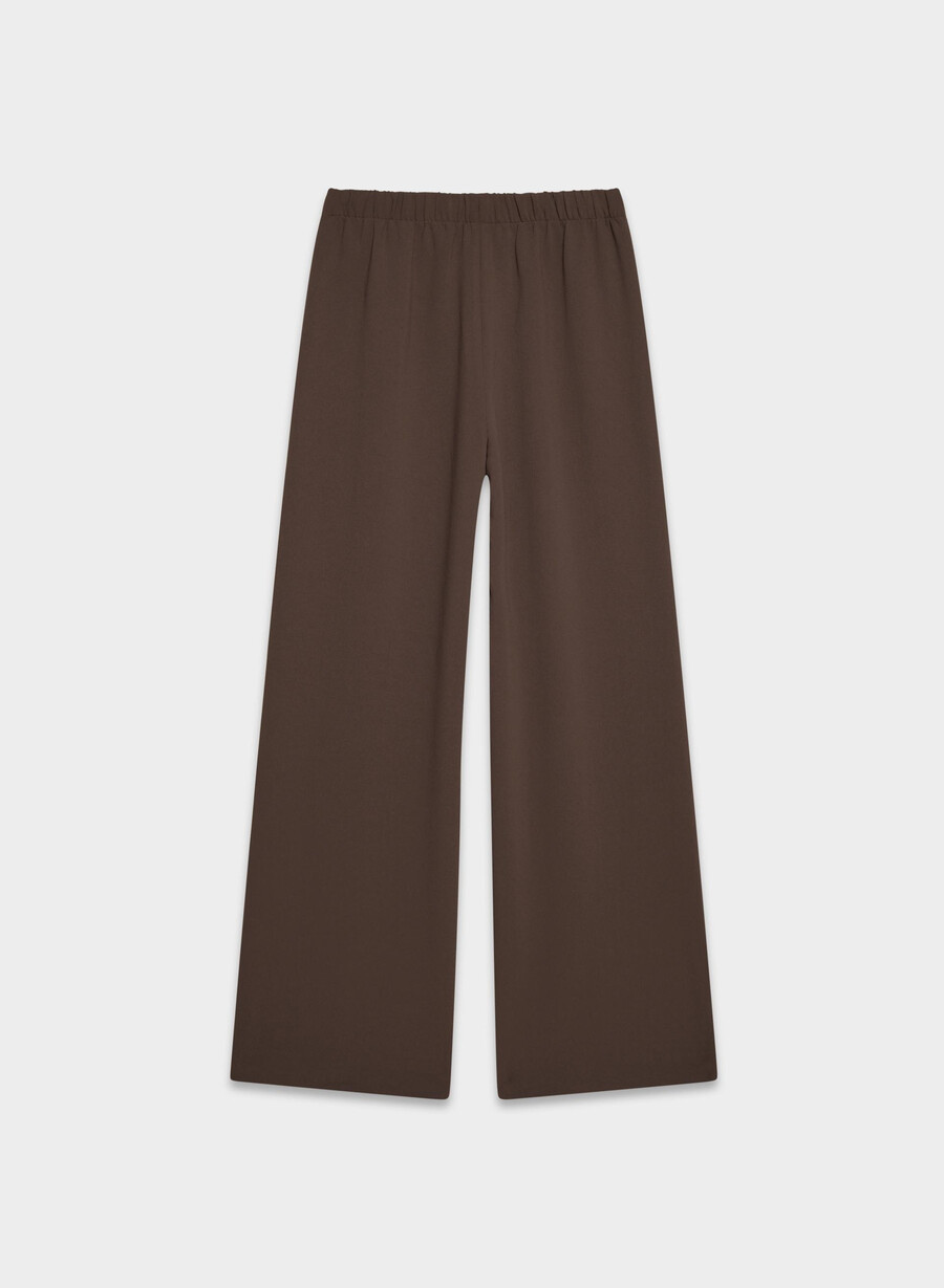 the lodge pant - crepette mokkabrun