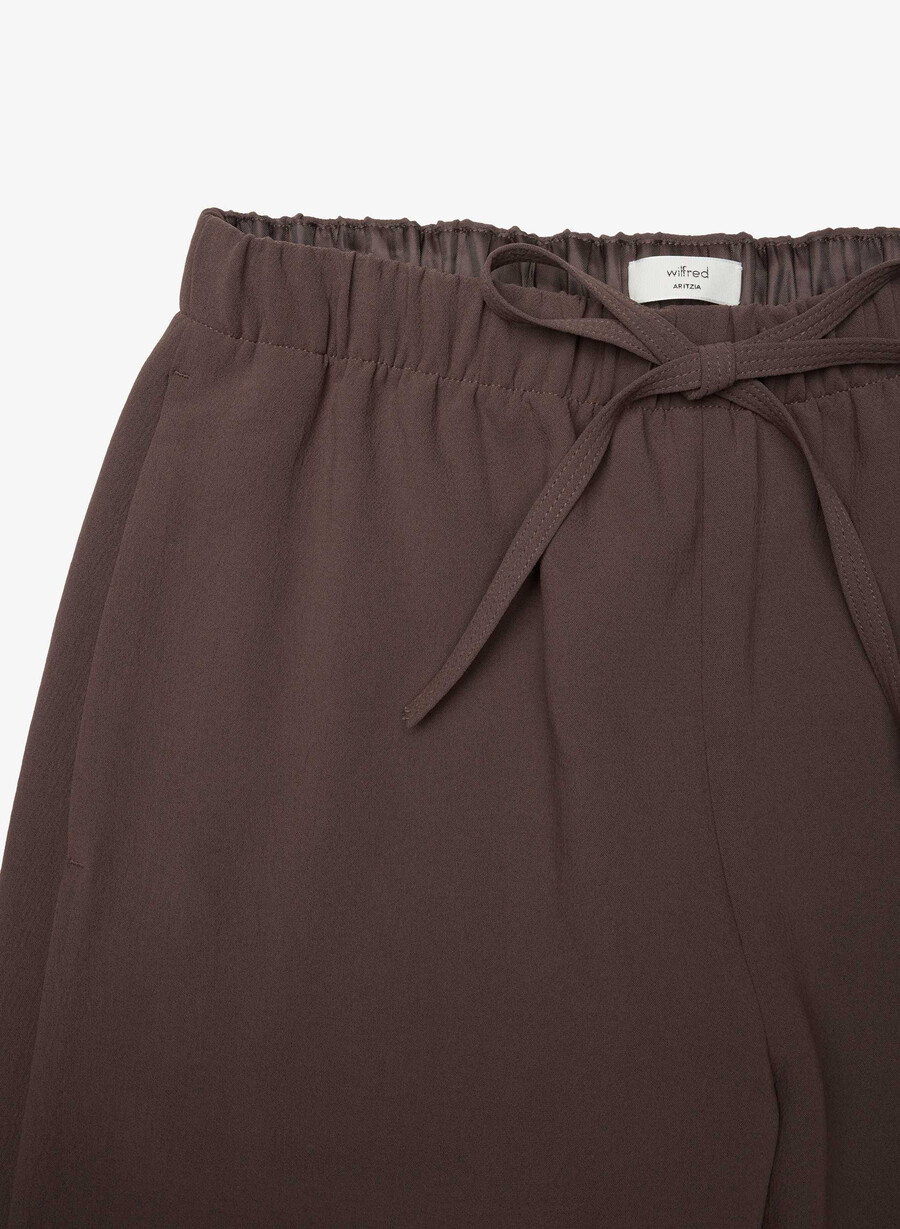 the lodge pant - crepette mokkabrun