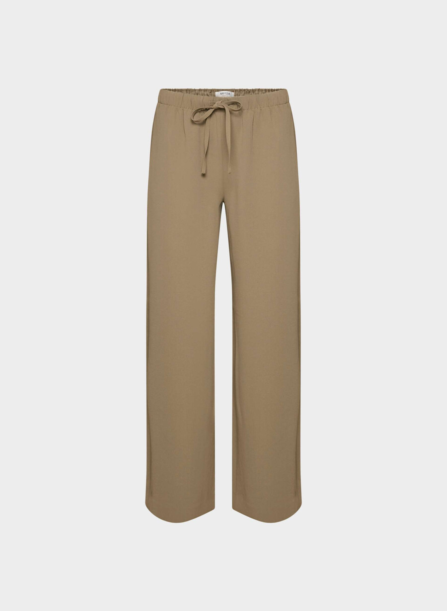 the lodge pant - crepette folio brun