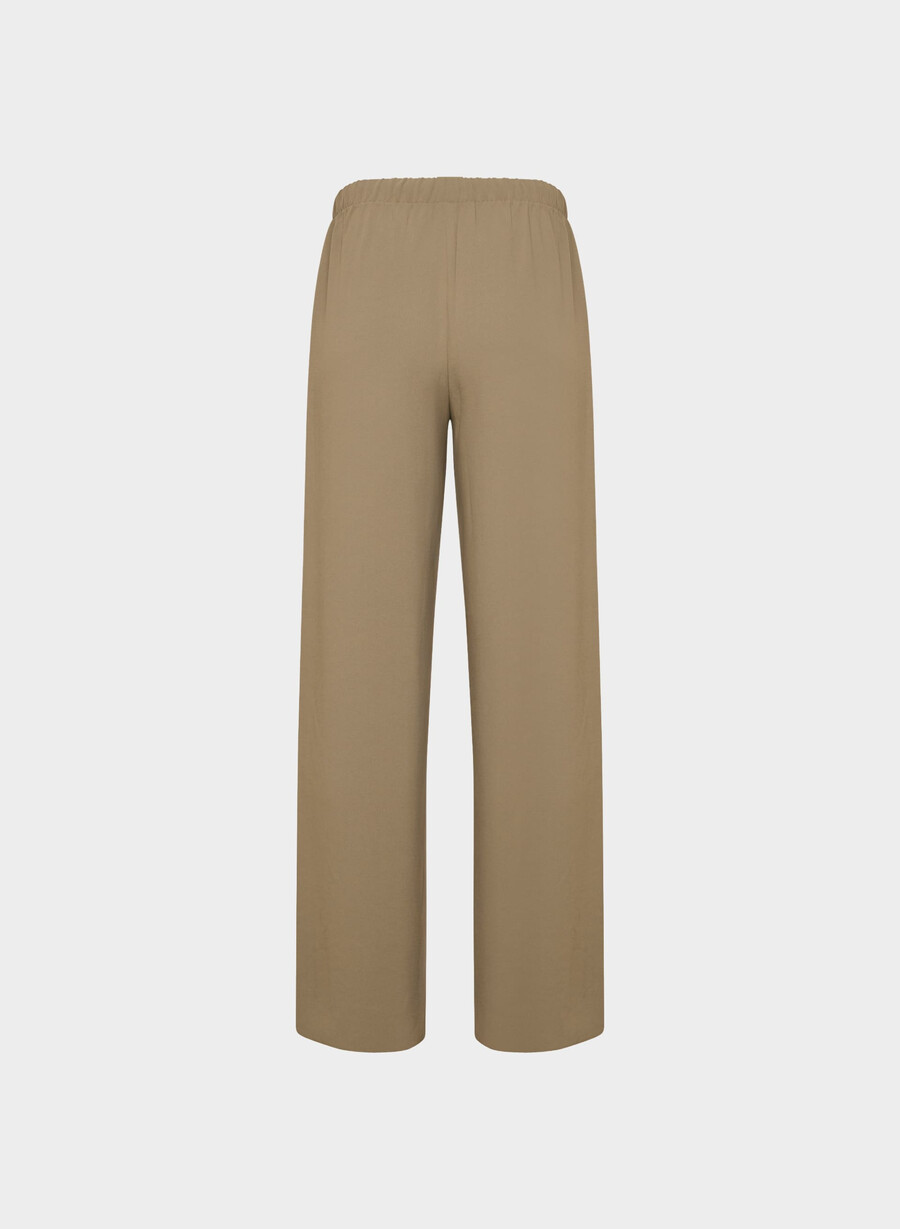 the lodge pant - crepette folio brun