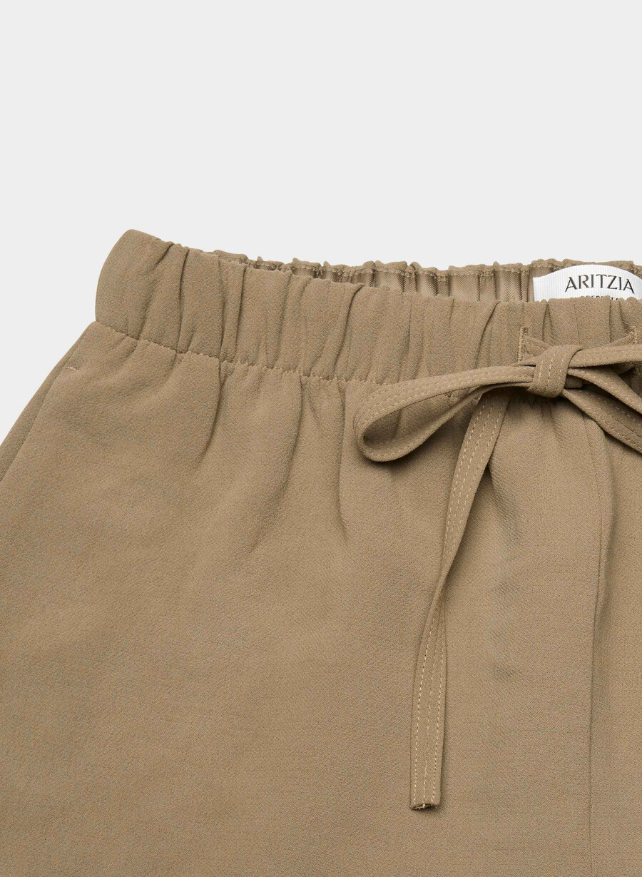 the lodge pant - crepette folio brun