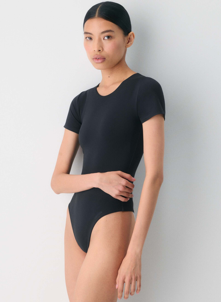 original contour vivacity crew bodysuit svart