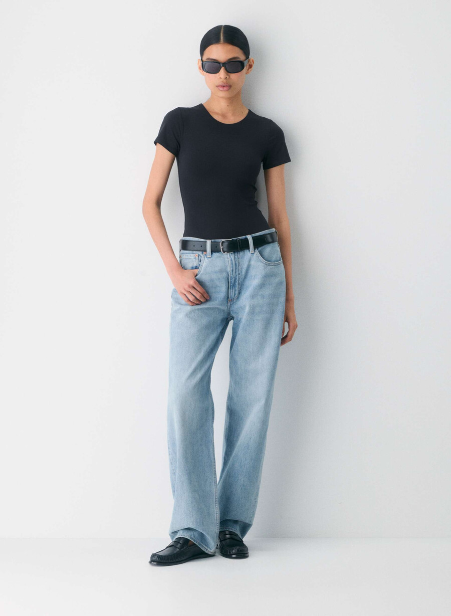 original contour vivacity crew bodysuit svart