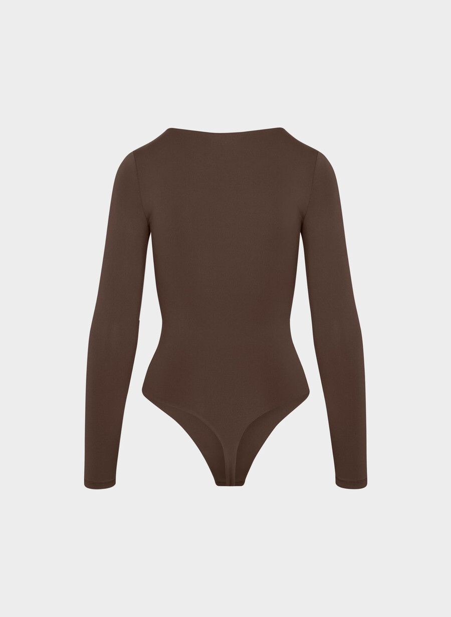 original contour prosperity crew bodysuit mik mokkabrun