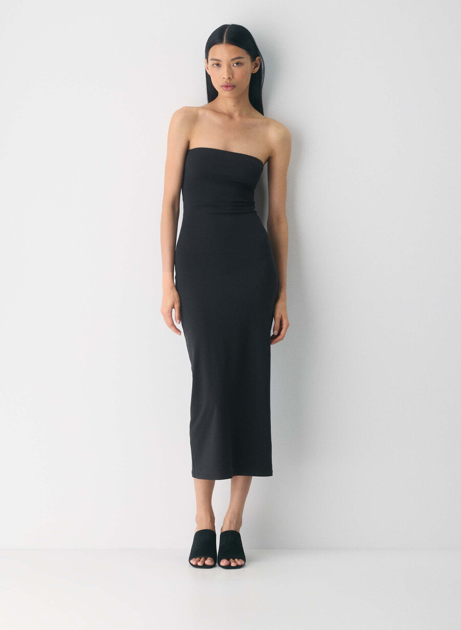 original contour enrapture maxi tube kjole svart
