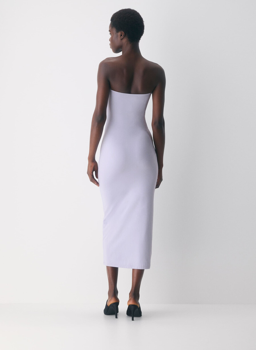 original contour enrapture maxi tube-kjole villblomster lila