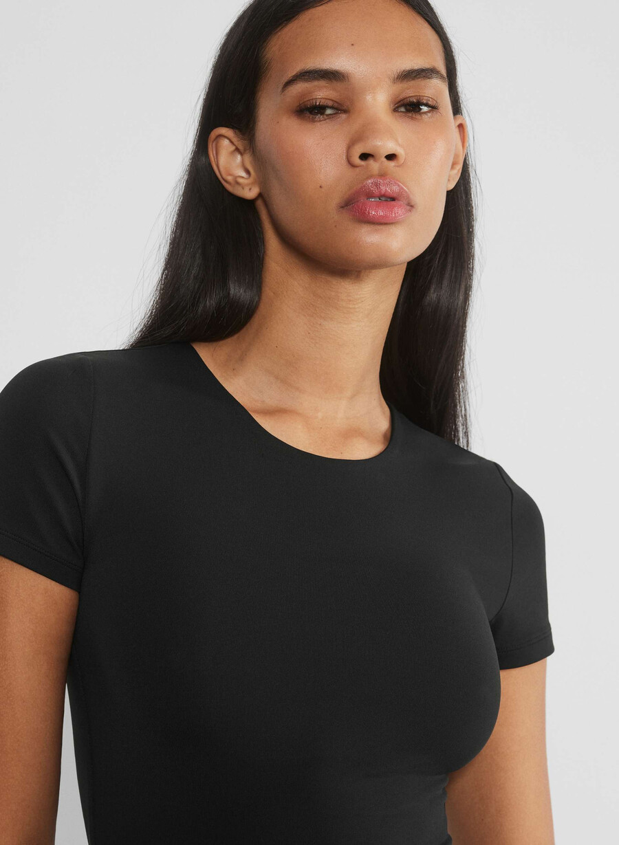 original contour crew hip t-skjorte svart