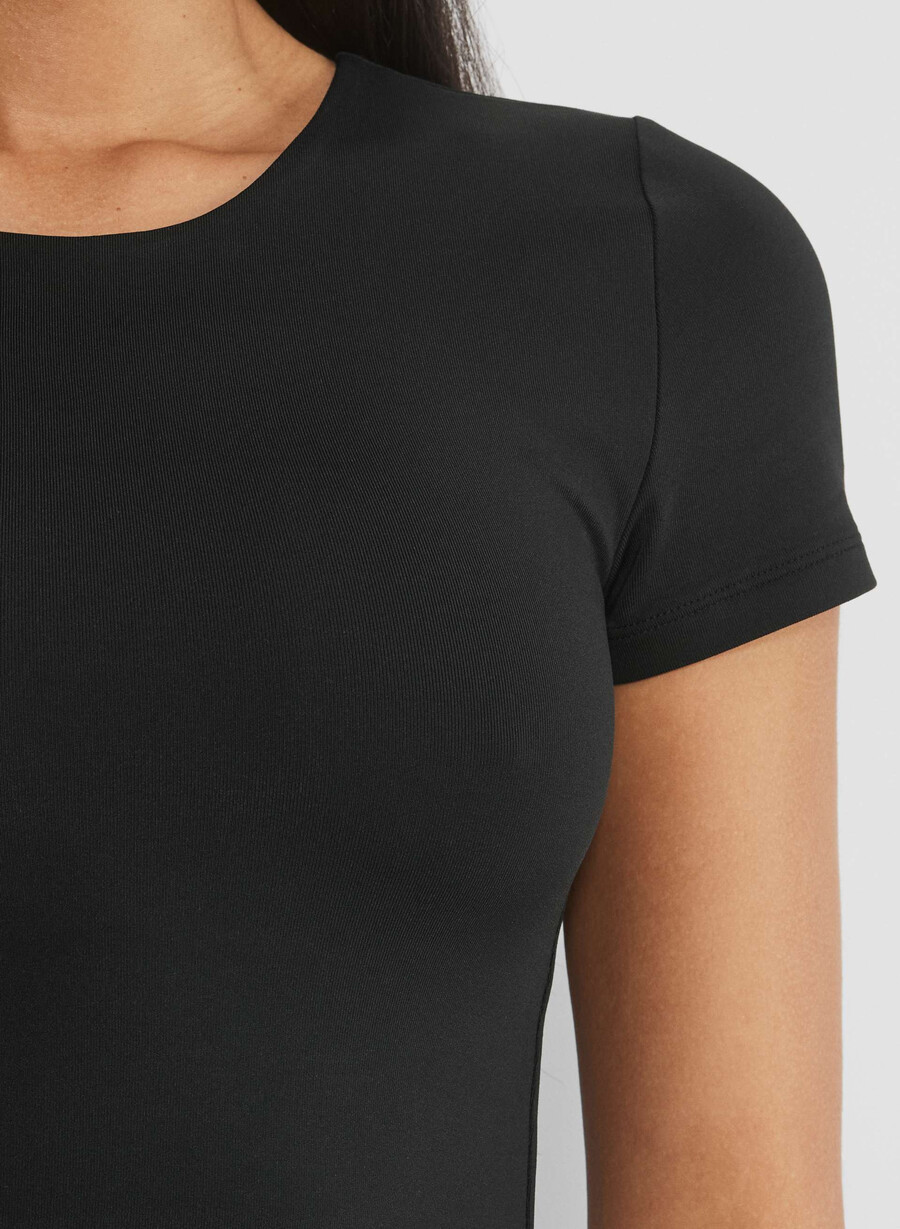 original contour crew hip t-skjorte svart
