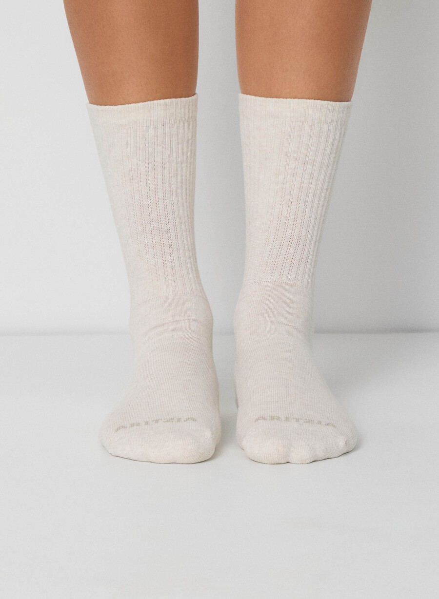 best-ever crew sock 3-pakning hvitlynget krom
