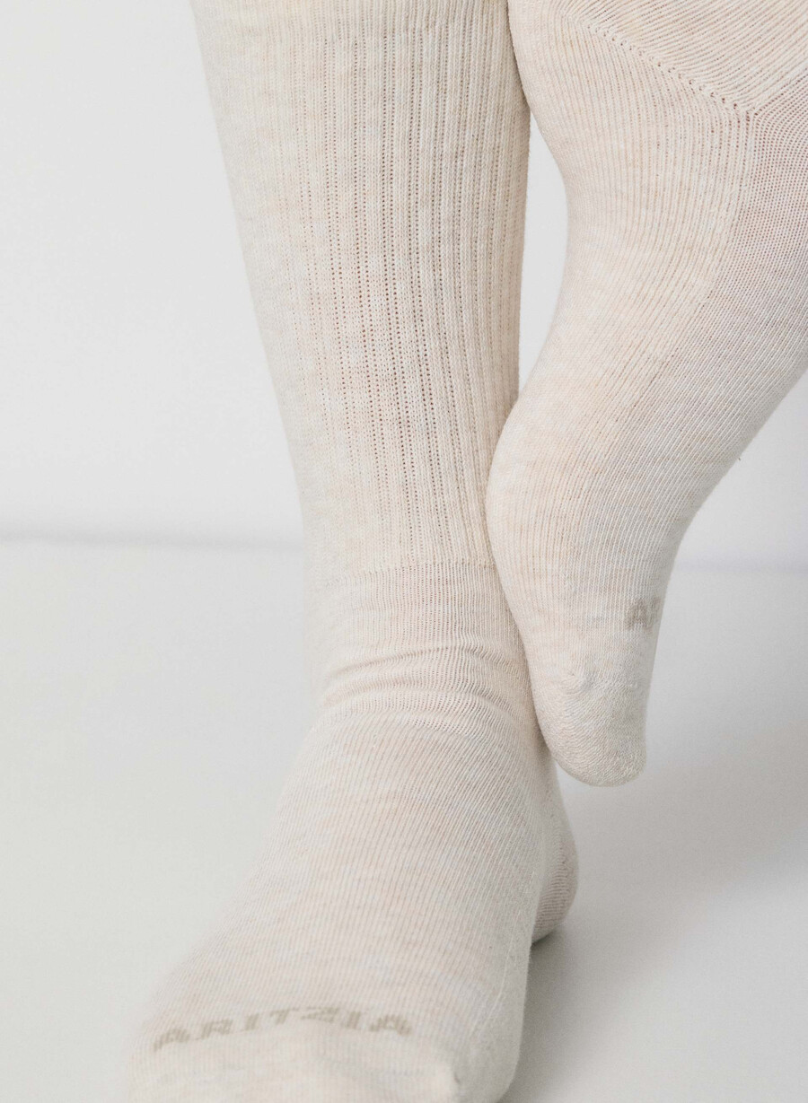 best-ever crew sock 3-pakning hvitlynget krom