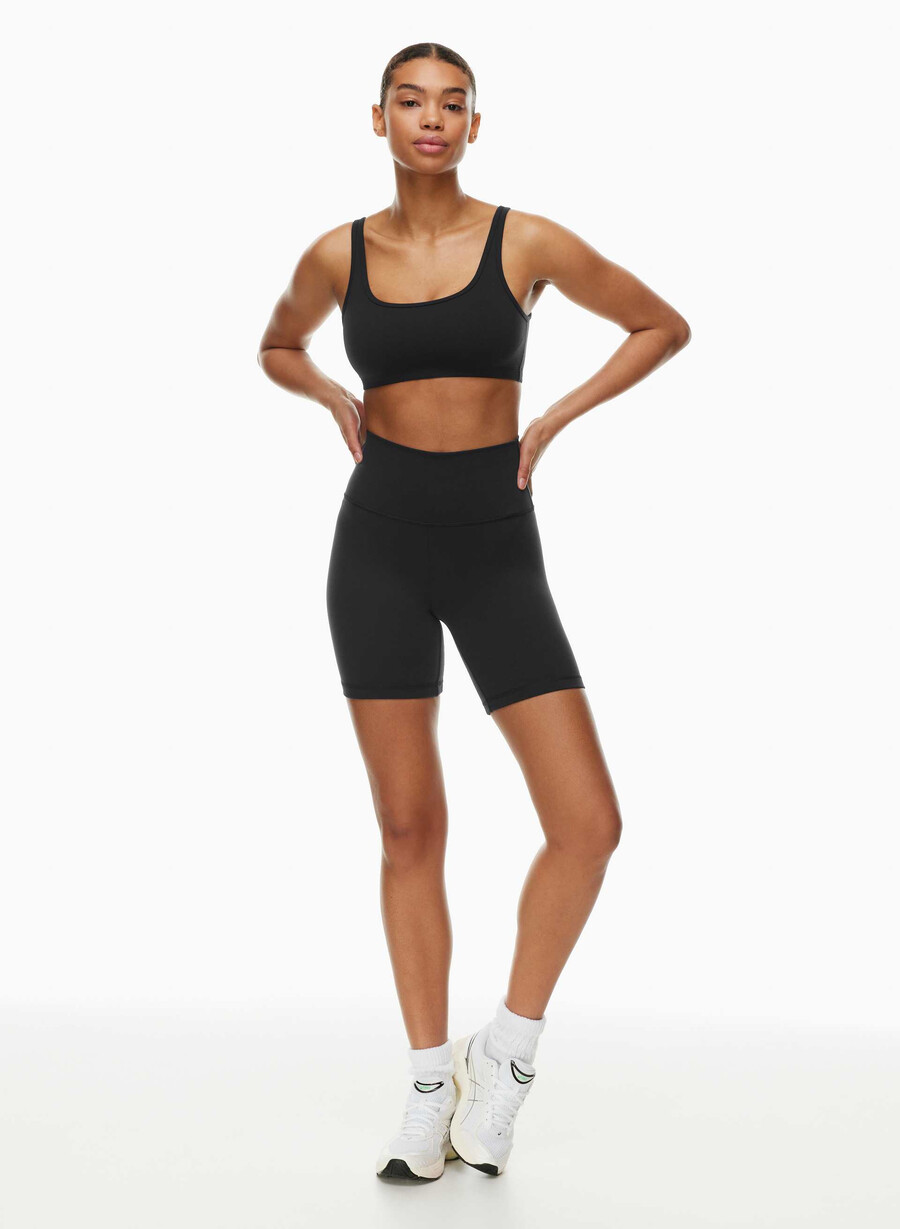life cheeky high-rise 7 short svart