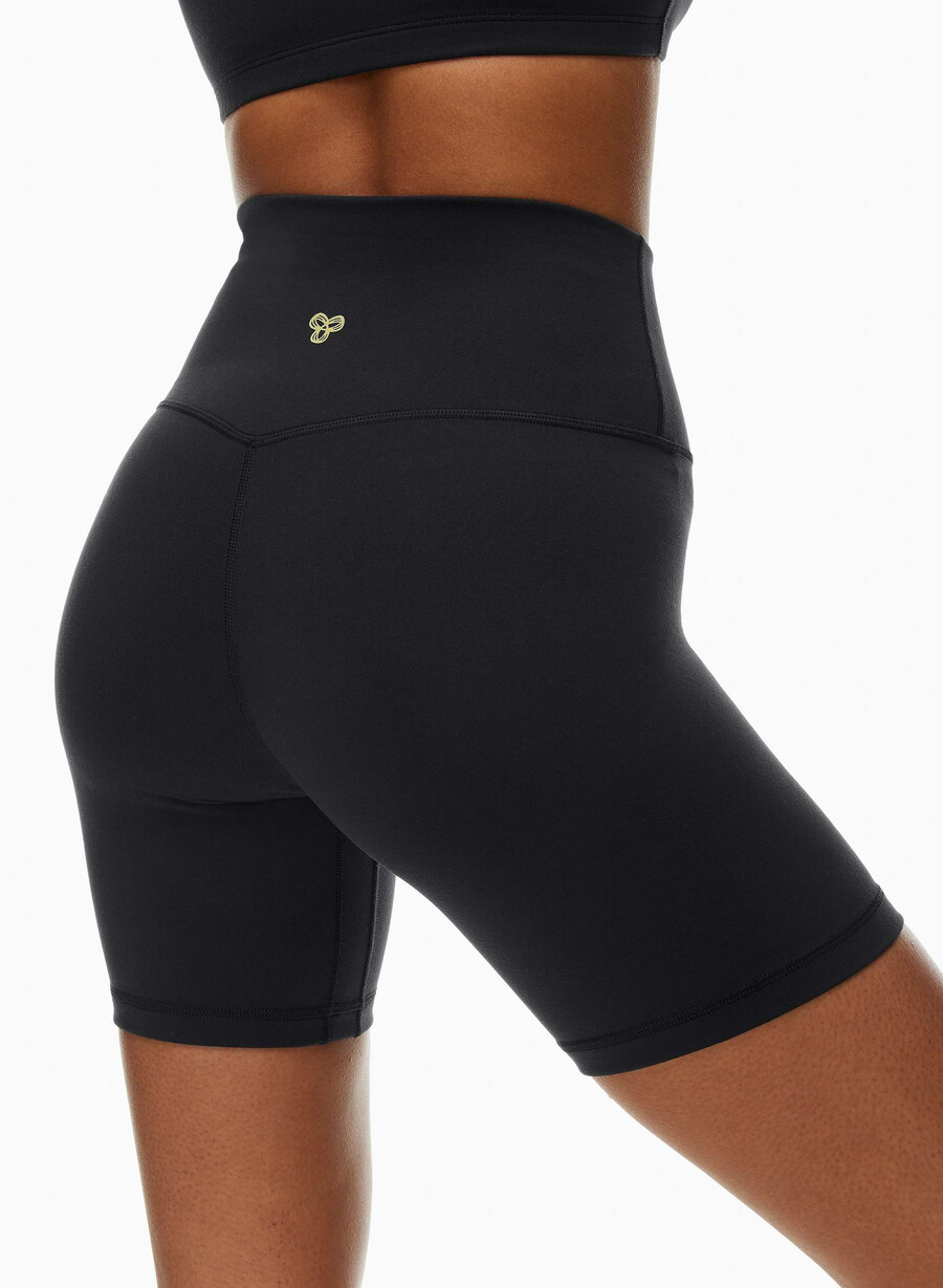 life cheeky high-rise 7 short svart