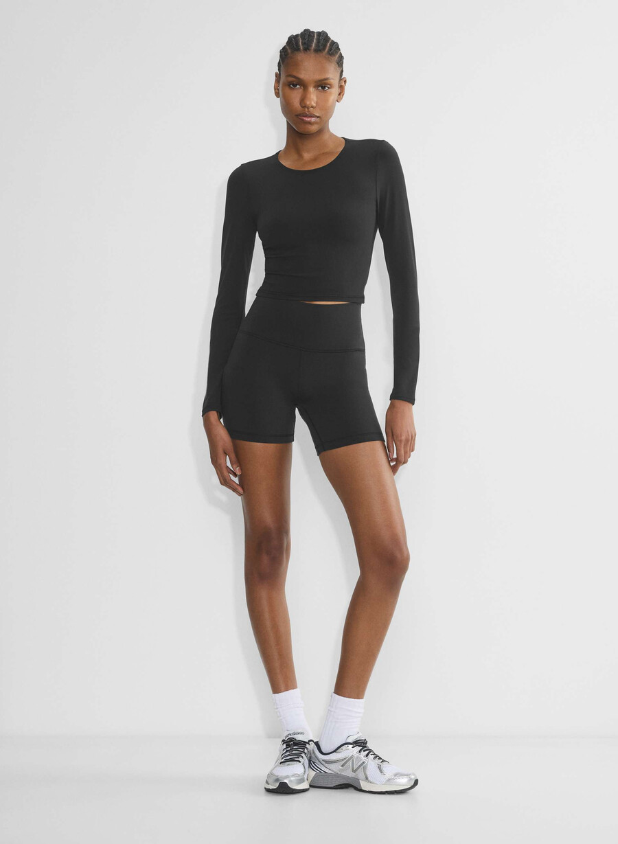 life cheeky høyt midje 13 cm shorts svart