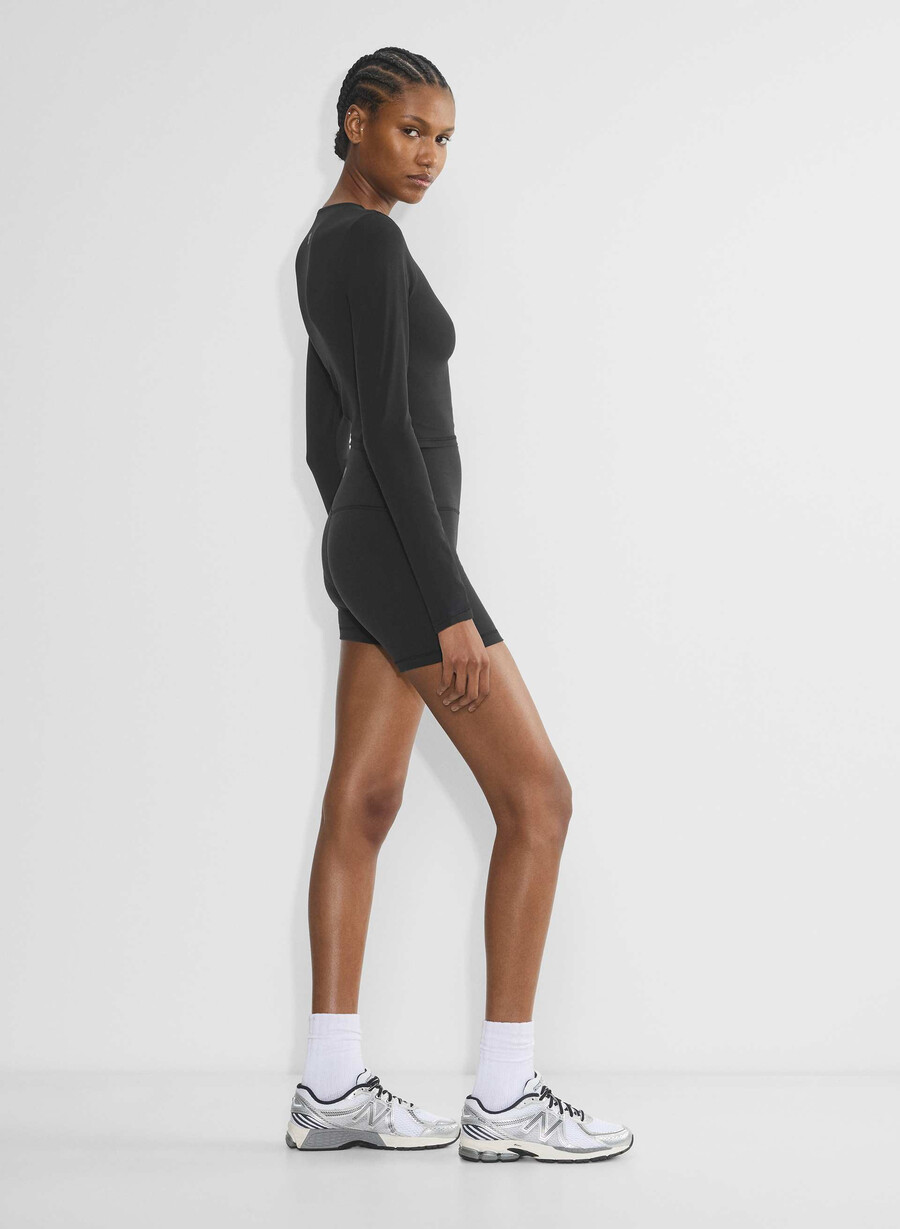 life cheeky høyt midje 13 cm shorts svart