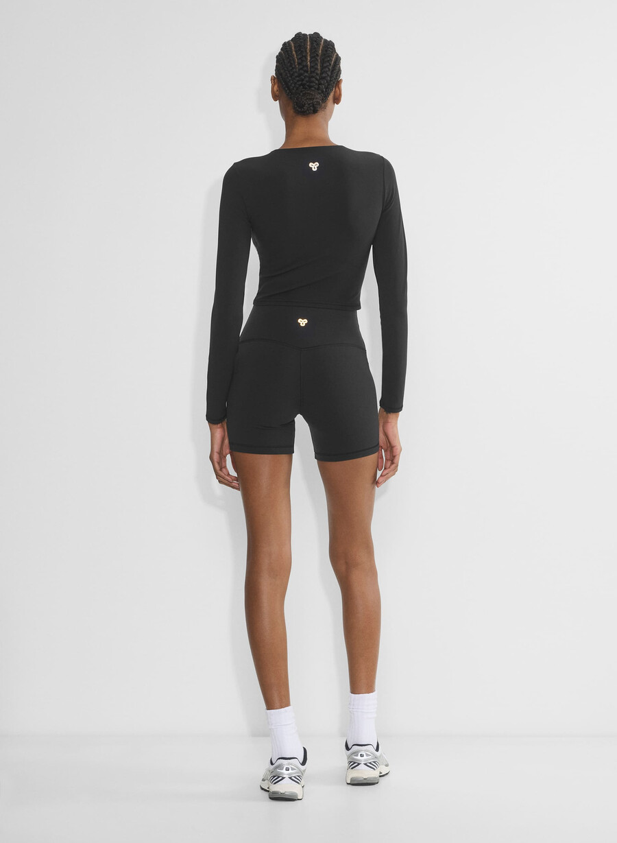 life cheeky høyt midje 13 cm shorts svart