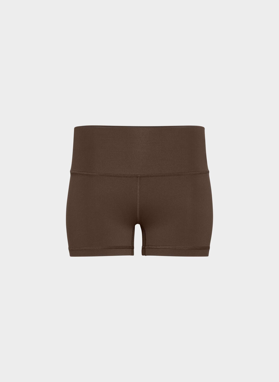 life atmosphere høy rise 75 cm korte shorts mokkabrun