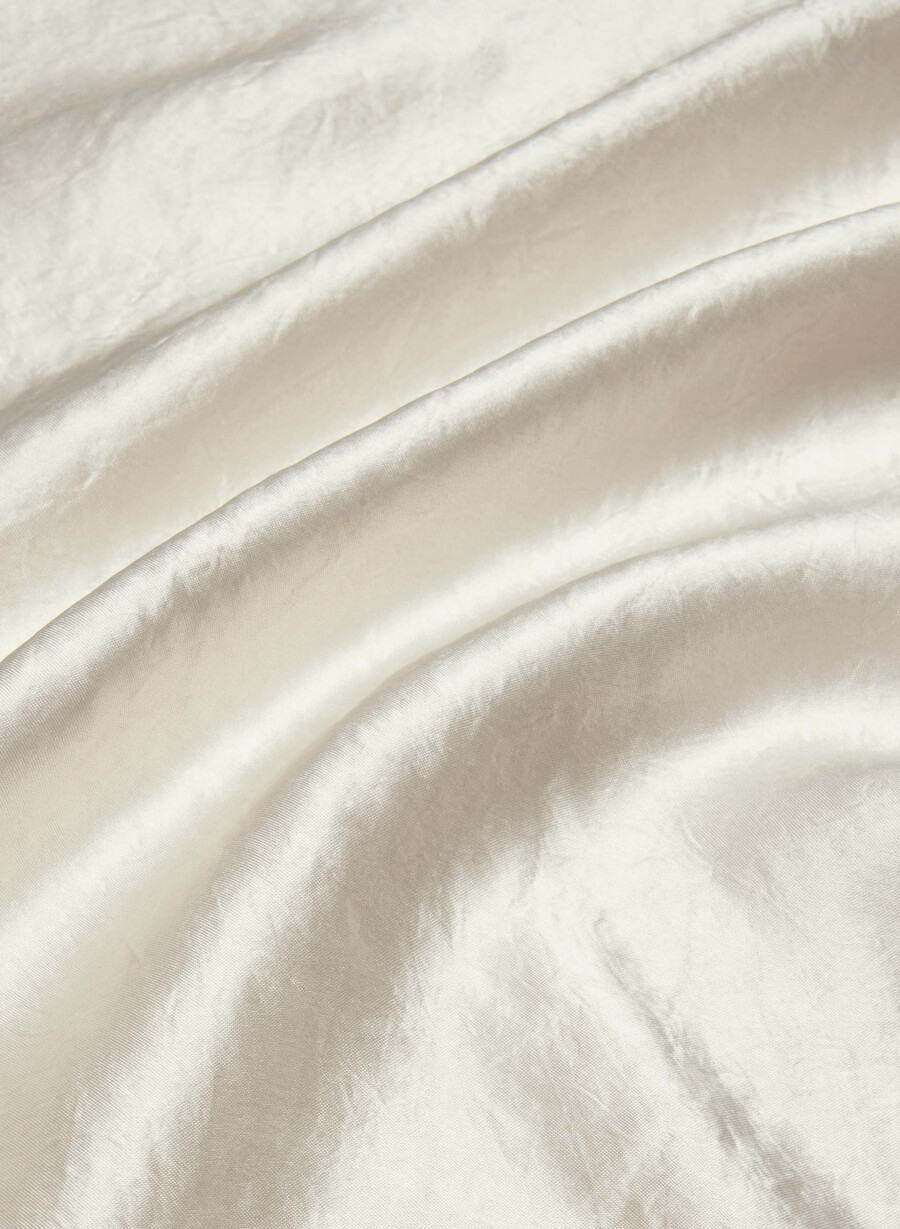 slip satin maxi skjørt matt perle