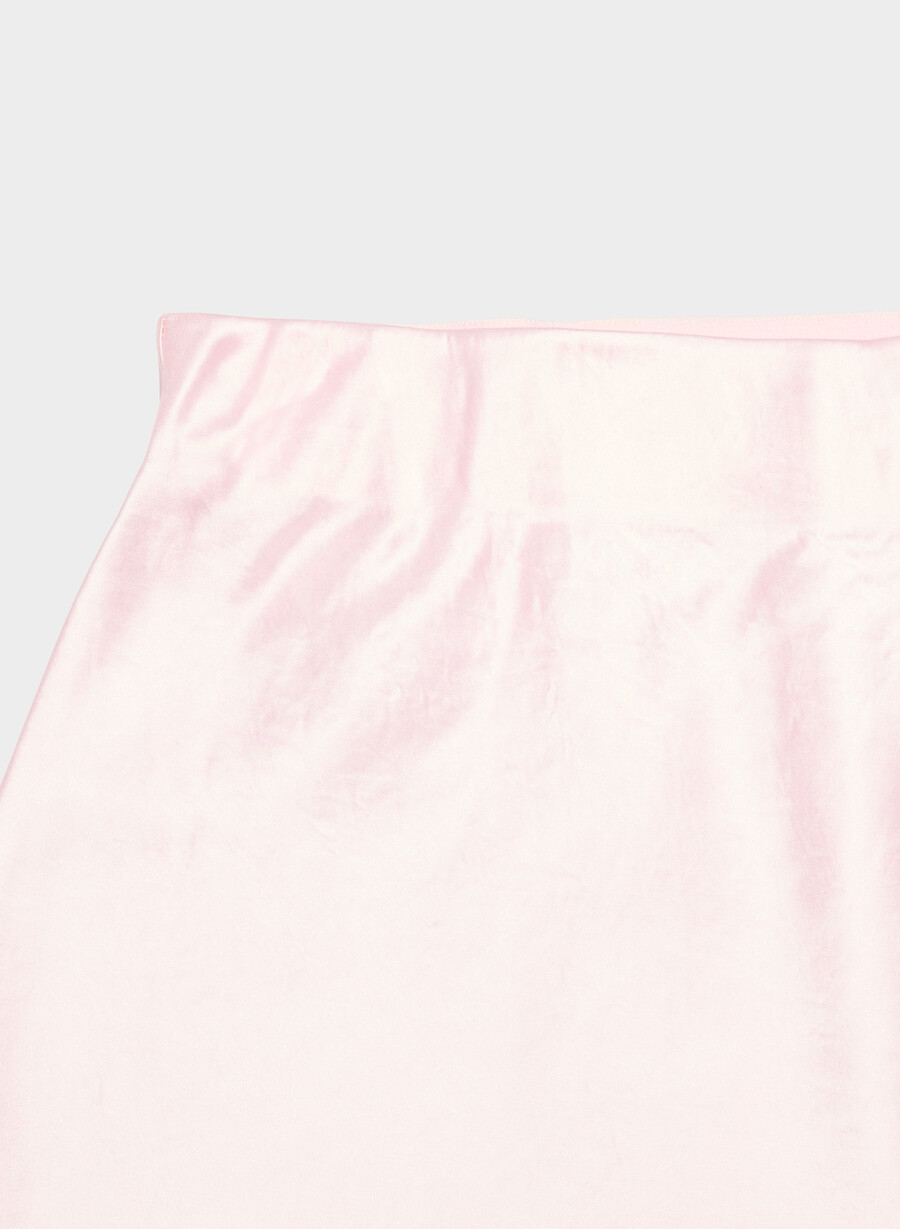 slip satin maxi skjørt villa rosa