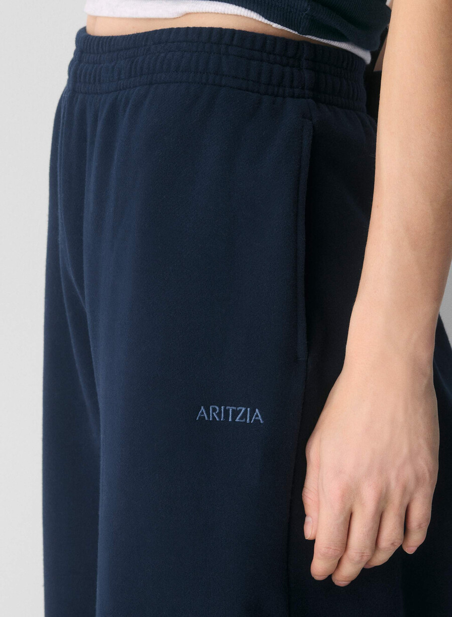 koselig fleece-sweatpant med kjærestemotiv admiral