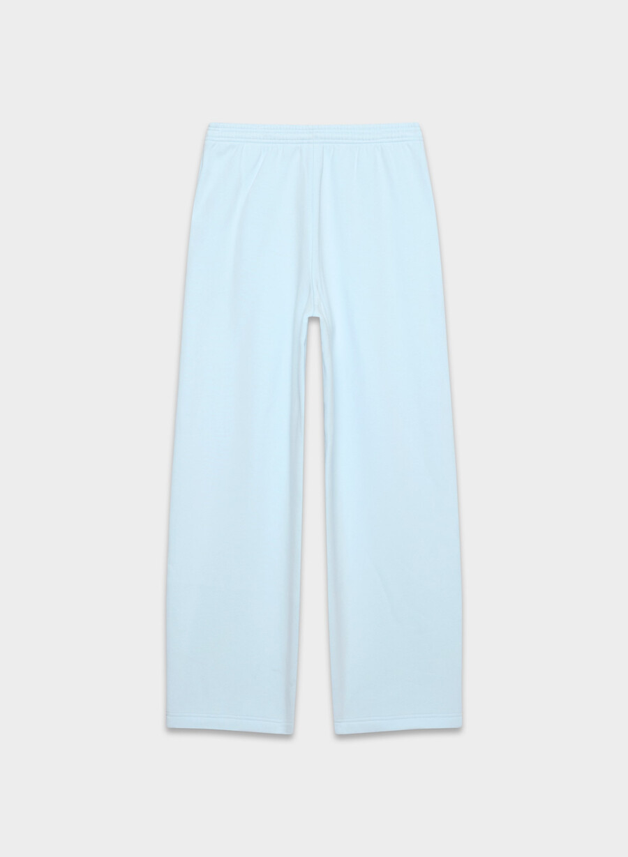 koselig fleece boyfriend barrel joggebukse villa blÅ