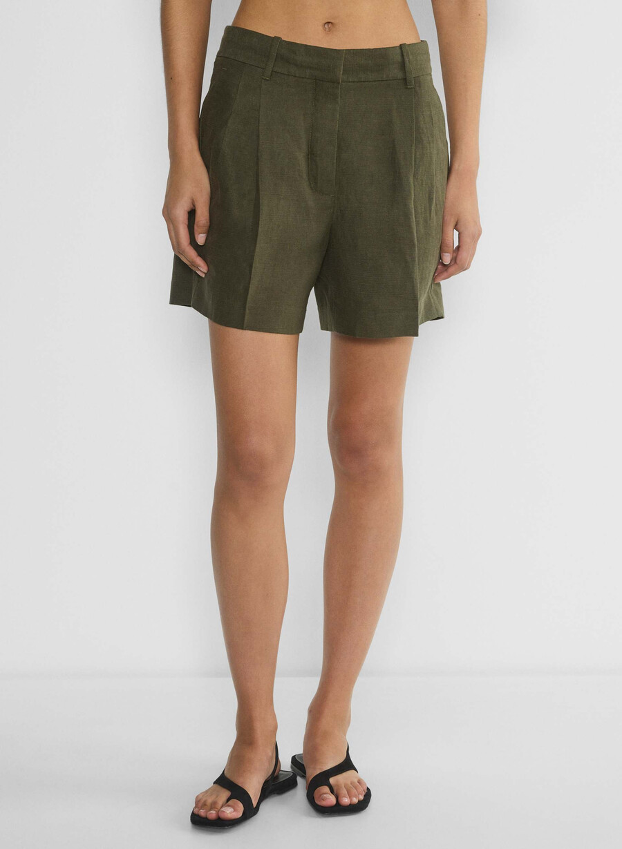 the effortless short mid-thigh – cruiselinen mØrk oliven