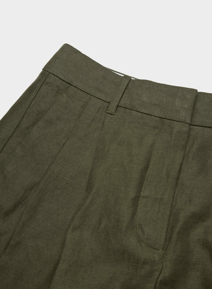 the effortless short mid-thigh – cruiselinen mØrk oliven