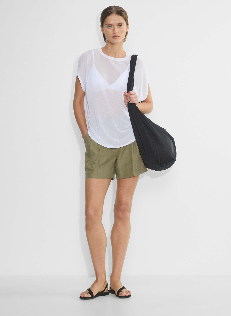 the effortless short mid-thigh – cruiselinen soltØrket oliven