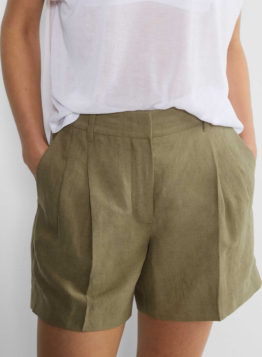 the effortless short mid-thigh – cruiselinen soltØrket oliven