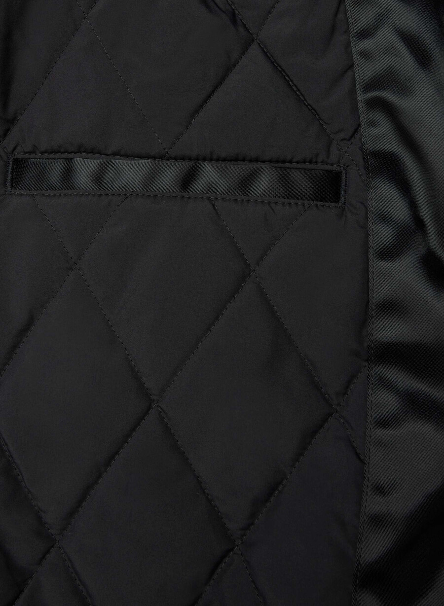 masa satin bomber svarthero gull