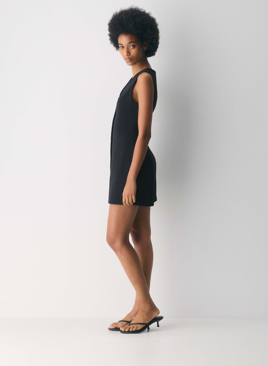 aria dress - crepette svart