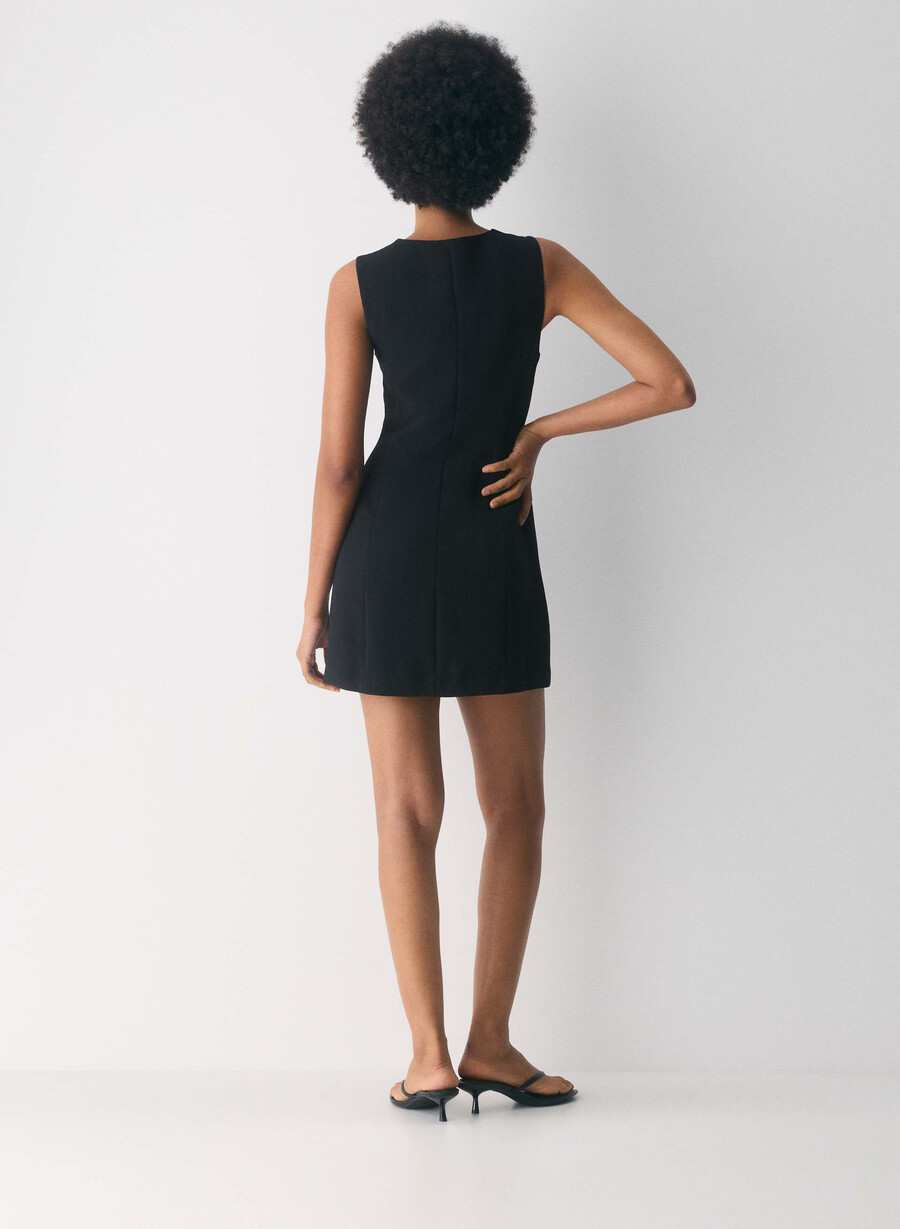 aria dress - crepette svart