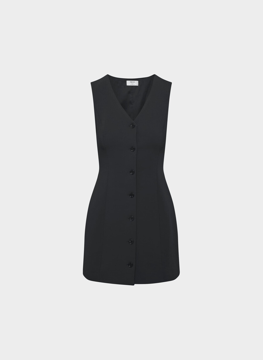 aria dress - crepette svart